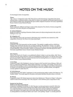 Early Piano Works von Samuel Barber 