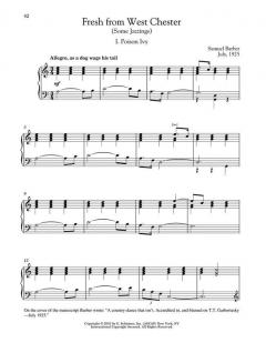 Early Piano Works von Samuel Barber 