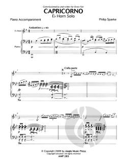 Capricorno von Phillip Sparke für Horn in Es und Klavier