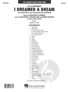 I Dreamed A Dream (From Les Miserables) 