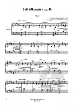 Ball-Silhouetten von Hermann Bendix 