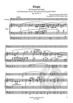 Elegie für Posaune und Orgel von Hermann Bendix im Alle Noten Shop kaufen