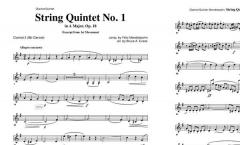 String Quintet No.1 von Felix Mendelssohn Bartholdy 