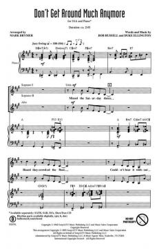 Don't Get Around Much Anymore (Duke Ellington) 