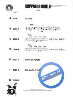 Drum Along: 10 German Rock Songs (Jörg Fabig) 