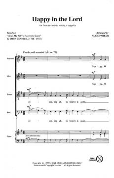 Happy In The Lord (Alice Parker) 