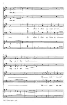 Happy In The Lord (Alice Parker) 