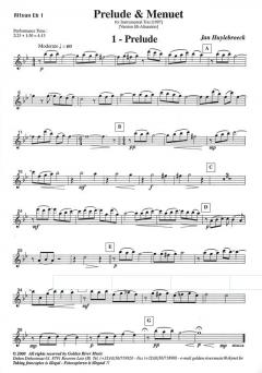 Prelude & Menuet von Jan Huylebroeck 