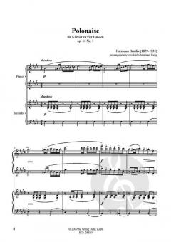 Polonaise für Klavier zu vier Händen von Hermann Bendix im Alle Noten Shop kaufen (Partitur)