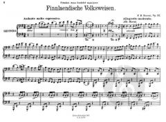 Finnländische Volksweisen von Ferruccio Busoni 