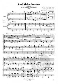 2 kleine Sonaten op. 6 von Friedrich Kiel 