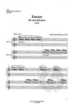 Encore von Bernd Erich Brinkmann 