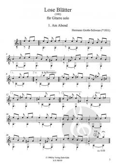 Lose Blätter von Hermann Große-Schware 