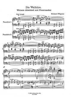 Die Walküre: Wotans Abschied und Feuerzeuber von Richard Wagner 