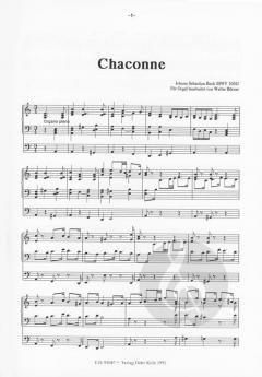 Chaconne von Johann Sebastian Bach 