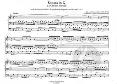 Sonate in G à 2 Claviers et Pedal von Johann Sebastian Bach 