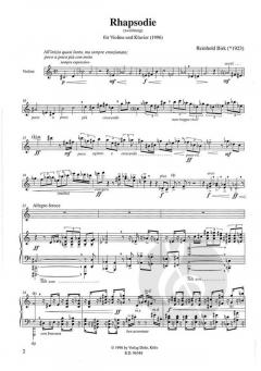 Rhapsodie von Reinhold Birk 