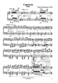 Capriccio für Klavier von Thomas Blomenkamp im Alle Noten Shop kaufen (Partitur)