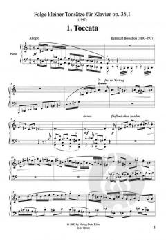 Folge kleiner Tonsätze 