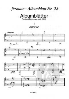 Albumblätter von Ferdinand Bruckmann 