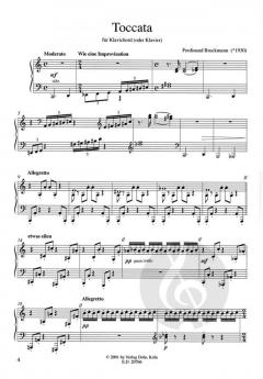 Toccata von Ferdinand Bruckmann 