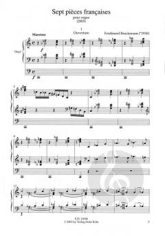 Septe pièces francaises von Ferdinand Bruckmann 