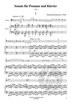 Sonate für Posaune und Klavier von Ferdinand Bruckmann im Alle Noten Shop kaufen