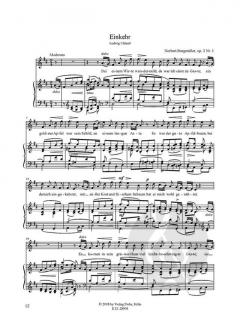 Sämtliche Lieder und Werke für Klarinette von Norbert Burgmüller 