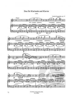 Sämtliche Lieder und Werke für Klarinette von Norbert Burgmüller 