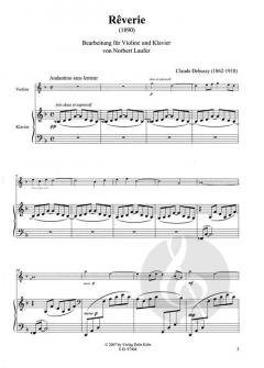 Reverie von Claude Debussy 