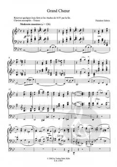 Grand Choeur pour orgue von Theodore Dubois 