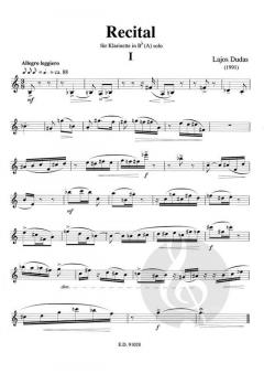 Recital von Lajos Dudas 