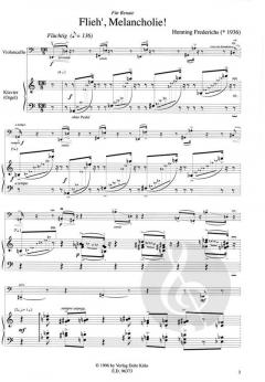 Flieh' Melancholie von Henning Frederichs 