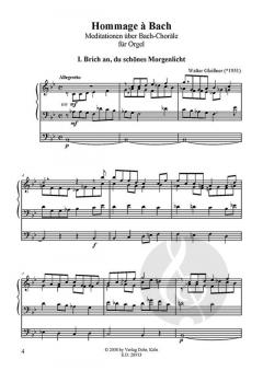 Hommage à Bach von Walter Gleißner 