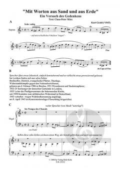 Mit Worten aus Sand und aus Erde von Kurt Grahl 