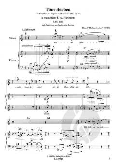 Töne sterben von Rudolf Halaczinsky 