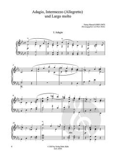 Drei Klavierstücke von Fanny Hensel im Alle Noten Shop kaufen (Partitur)