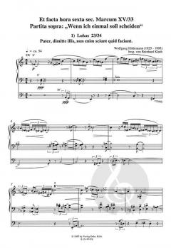 Et facta hora sexta von Wolfgang Hildemann 