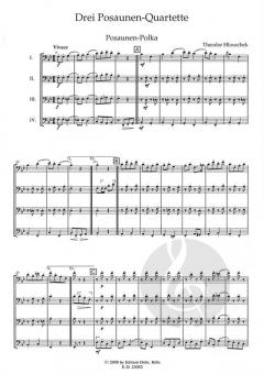 Polka - Marsch - Walzer von Theodor Hlouschek für Posaunenquartett im Alle Noten Shop kaufen