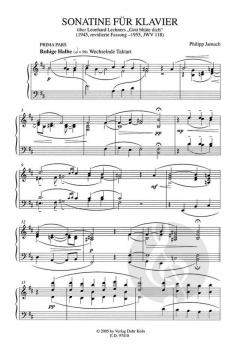 Sonatine für Klavier von Philipp Jarnach im Alle Noten Shop kaufen (Partitur)