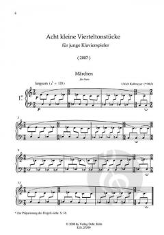 Acht kleine Vierteltonstücke von Ulrich Kallmeyer 