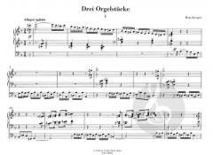 Drei Orgelstücke von Hans Kemper im Alle Noten Shop kaufen (Partitur)