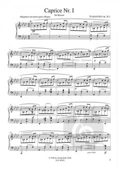 Zwei Capricen von Friedrich Kiel 