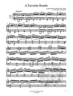 A favorite Rondo von Leopold Antonín Koželuh 