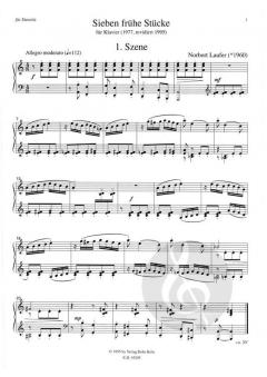 Sieben frühe Stücke von Norbert Laufer 