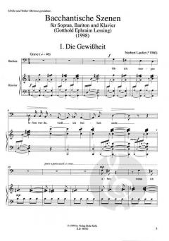 Bacchantische Szenen (G.E.Lessing) 1998 von Norbert Laufer 