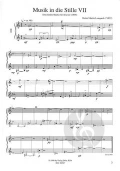 Musik in die Stille IV und VII von Heinz Martin Lonquich 