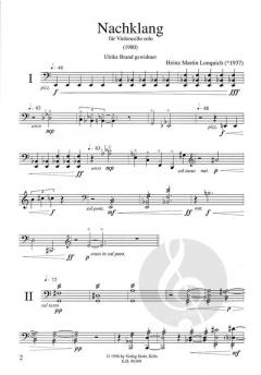 Nachklang von Heinz Martin Lonquich 