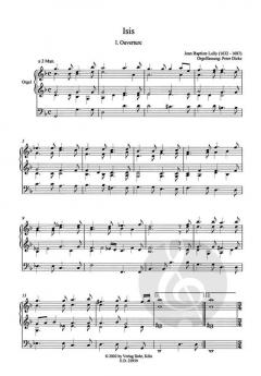 Suite aus 'Isis' von Jean Baptiste Lully 