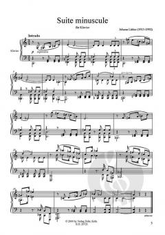 Suite minuscule von Johann Lütter 